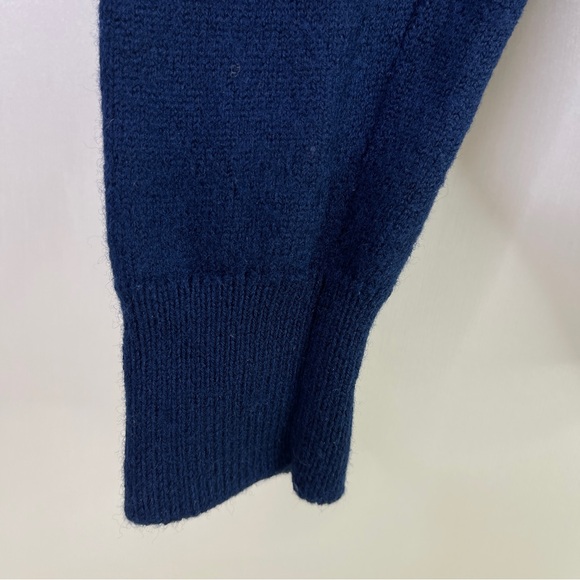 Jeremy Argyle NYC Men’s Blue Merino Wool Size XL Quarter Zip Pullover Sweater - Picture 6 of 12